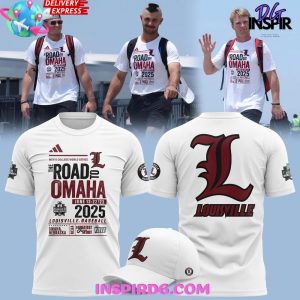 Louisville Cardinals “Road to Omaha” 2025 T-Shirt