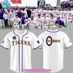 Omaha Men’s College World Series OSU Tigers Baseball Jersey