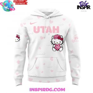 Utah Mammoth Hello Kitty Night Plush 2025 Hoodie