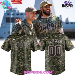 San Diego Padres Military Appreciation 2025 Camo Jersey