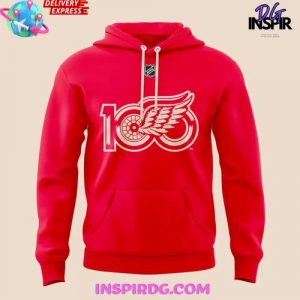 Detroit Red Wings 100 Years of Hockeytown Limited Edition Hoodie