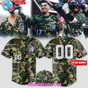 San Antonio Missions Military Appreciation 2025 Camo Jersey