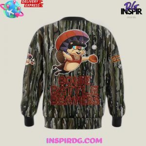 Boise Battle Beavers One-Night-Only Camo Crewneck Sweatshirt