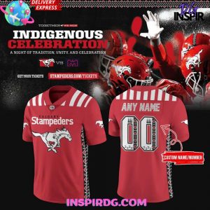 Calgary Stampeders 2025 Indigenous Celebration Special Football Jersey