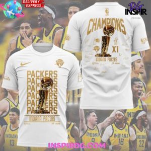Indiana Pacers 2025 NBA Finals Champions White Edition T-Shirt
