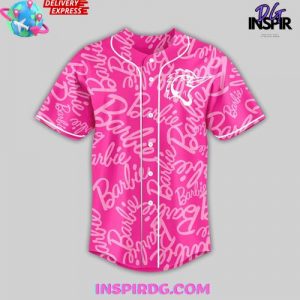 Fayetteville Woodpeckers x Barbie Game Day Special Baseball Jersey