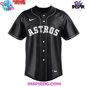 Houston Astros Black Lights Out Limited Edition Baseball Jersey