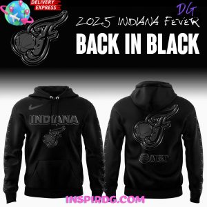 2025 Indiana Fever Back In Black Limited Hoodie