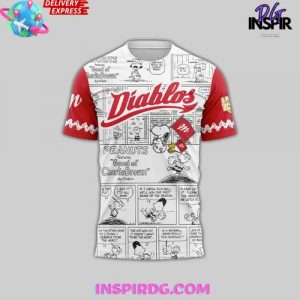 Diablos Rojos x Peanuts Comic Edition Baseball Jersey