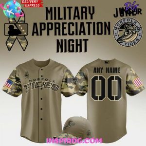 Norfolk Tides Military Appreciation Night 2025 Shirt Collection