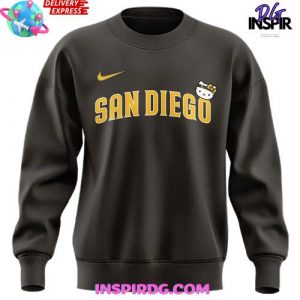 San Diego Padres Hello Kitty Night Limited Edition Crewneck Sweatshirt 3