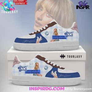Sabrina Carpenter Short n’ Sweet Blue Nike Air Force 1