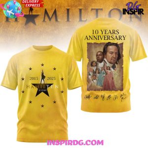 Hamilton 10 Years Anniversary 2015–2025 Special T-Shirt