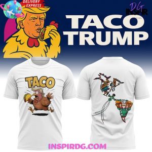 Taco Trump Always Chickens Out Special Meme T-Shirt