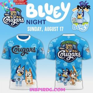 Bluey Night Special Edition Cougars Fan T-Shirt