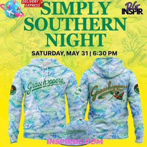 Greensboro Grasshoppers x 2025 Simply Southern Night Official Hoodie