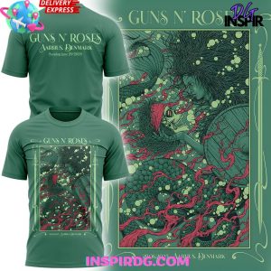 Guns N’ Roses World Tour to Aarhus 2025 Shirt Collection