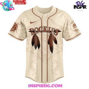 Colorado Rockies Native American Heritage Month 2025 Baseball Jersey