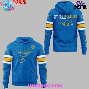 St. Louis Blues “Remixed x Remastered x Reborn” Special Hoodie