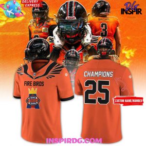 Albany Firebirds 2025 Arena Crown Champions Football Jersey