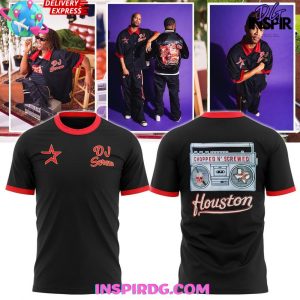 2025 Houston Astros Collab DJ Crew Limited Edition T-Shirt