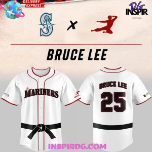Seattle Mariners Bruce Lee Night Baseball Jersey