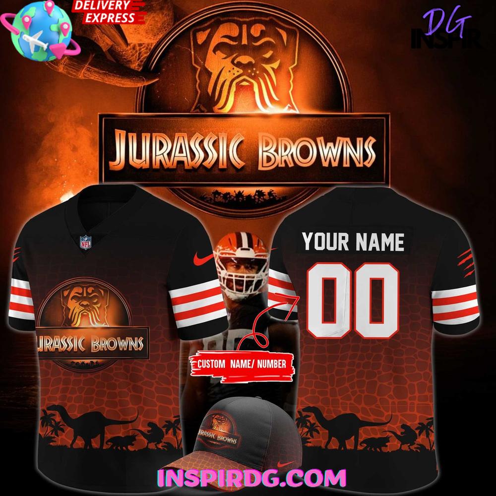 Cleveland Browns Jurassic Park 2025 Football Jersey