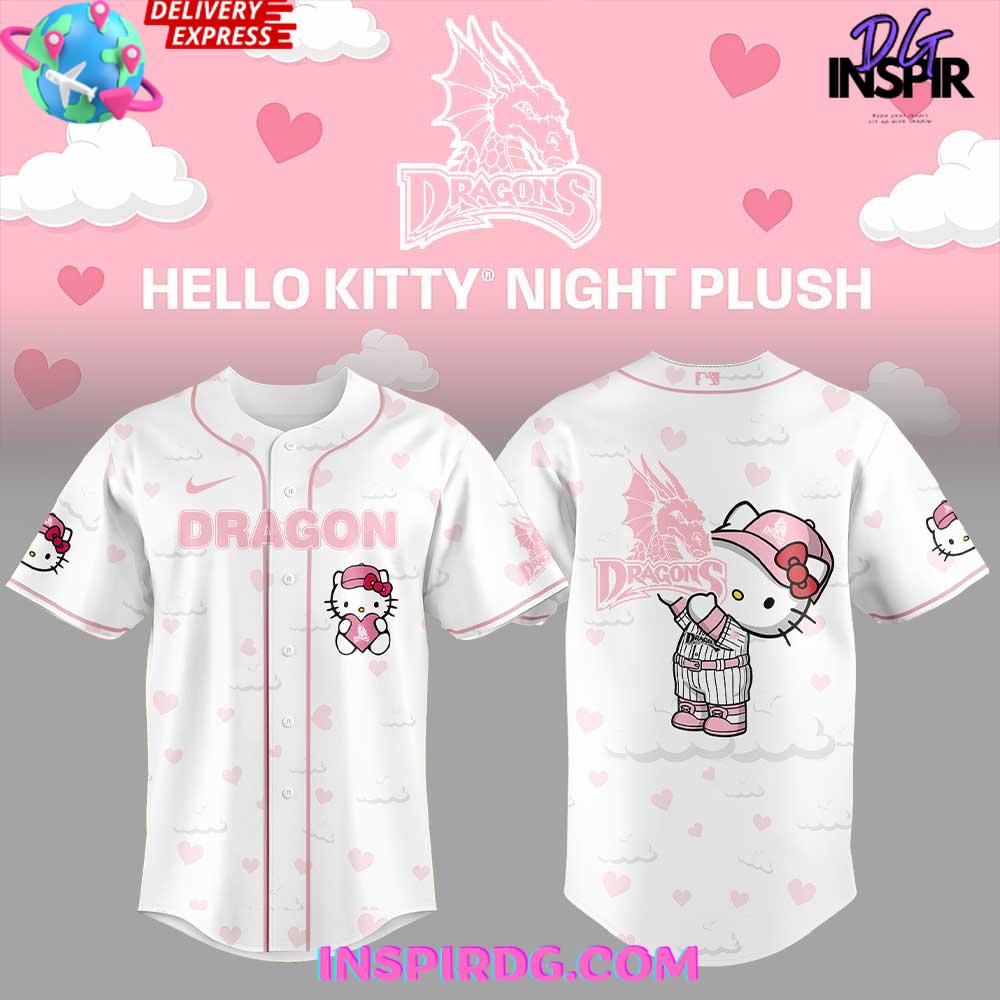 Dayton Dragons Hello Kitty Night 2025 Baseball Jersey