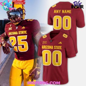 2025 Arizona State Sun Devils New Season Red Football Jersey