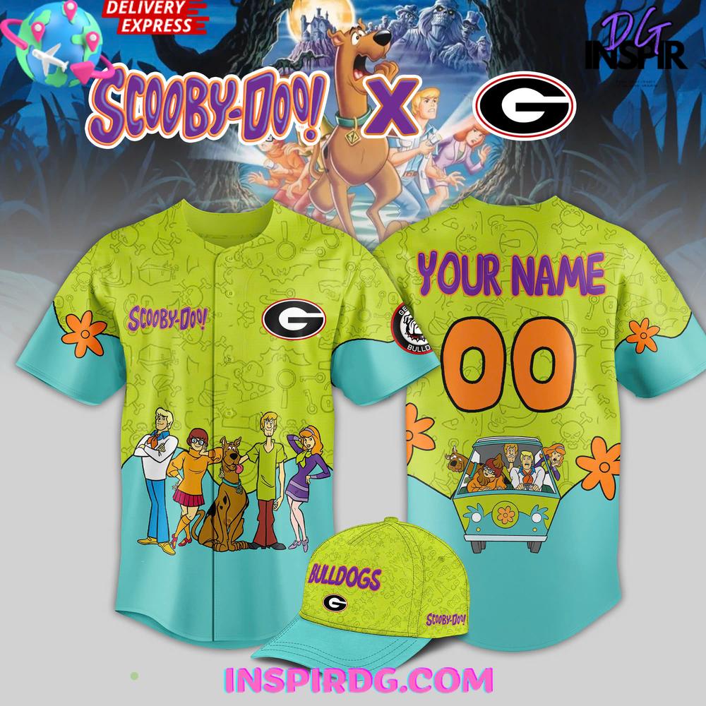 Georgia Bulldogs x Scooby Doo Night 2025 Baseball Jersey