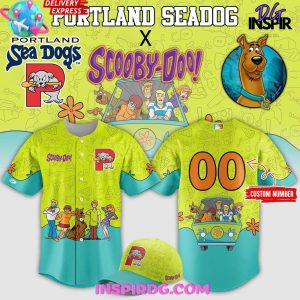 Portland Sea Dogs Scooby-Doo Day 2025 Baseball Jersey