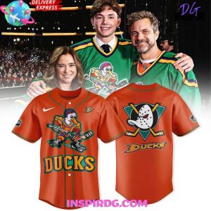 Mighty Ducks Retro Special Edition Orange Shirt
