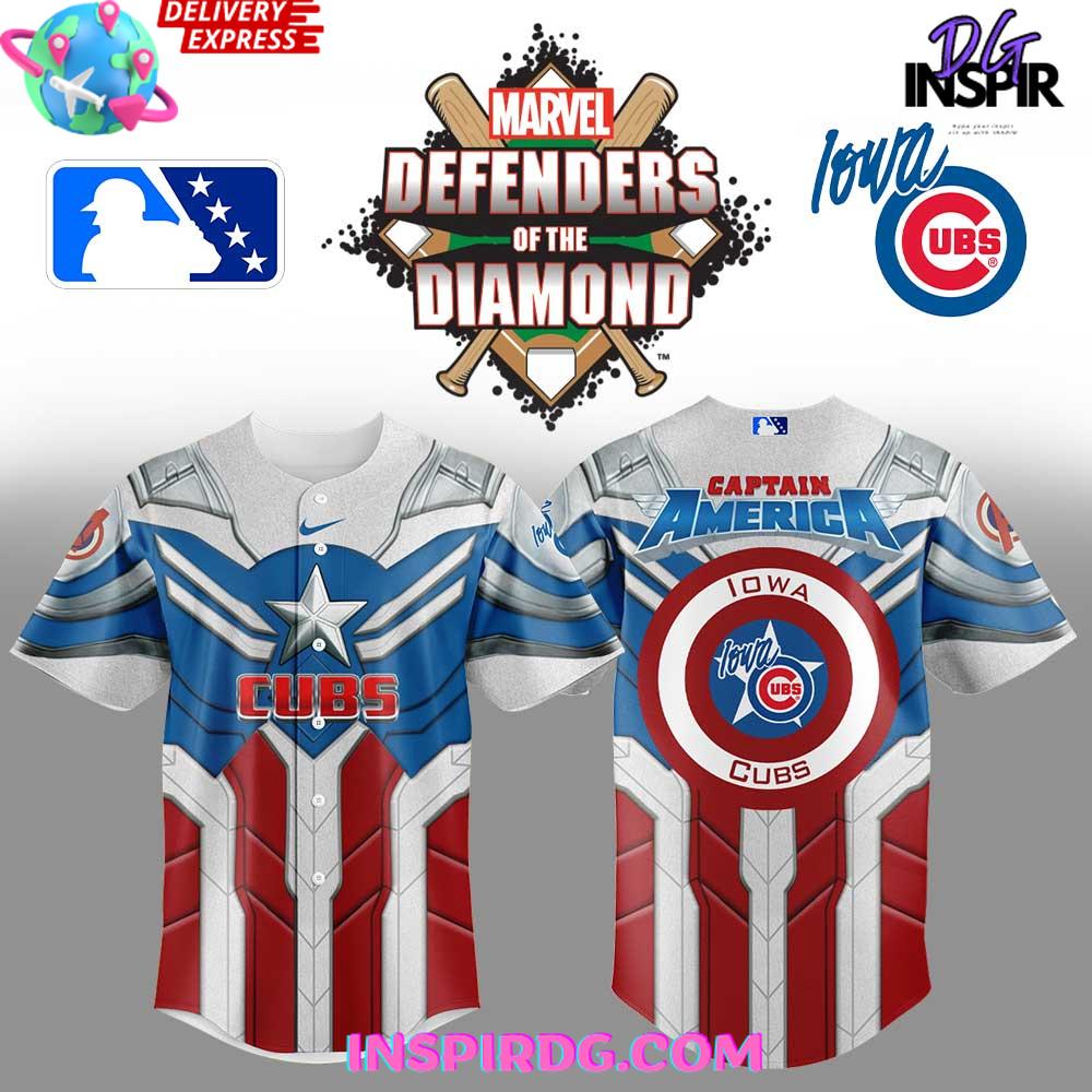 Iowa Cubs x tain America  Edition Baseball Jersey