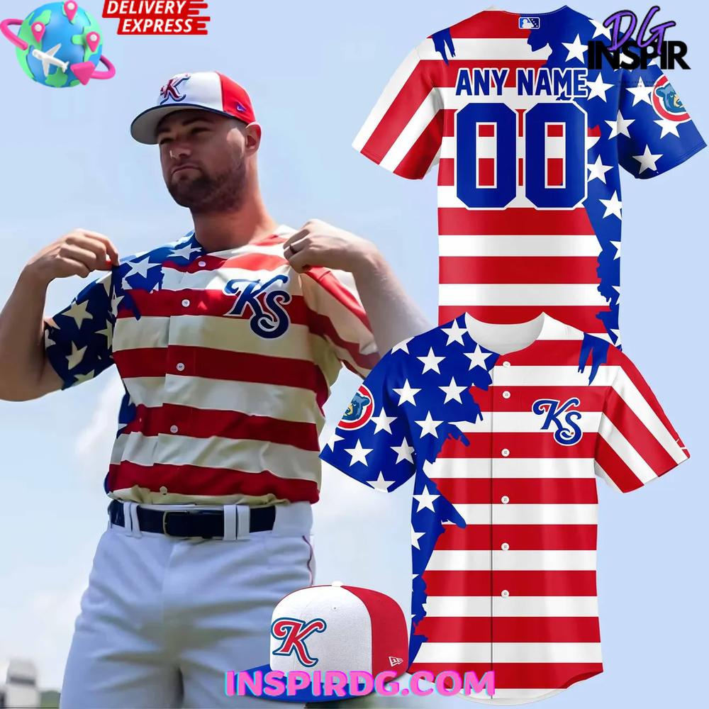 Knoxville Smokies Independence Day 2025 Baseball Jersey