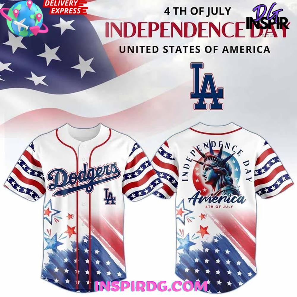 Los Angeles Dodgers Independence 2025 Special Baseball Jersey
