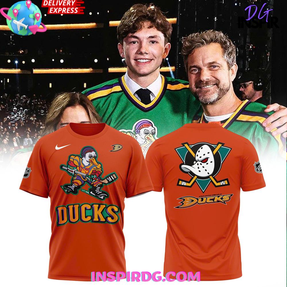 Mighty Ducks Retro Special Edition Orange Shirt