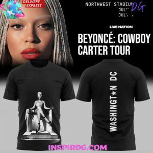 Beyonce x Washington DC 2025 Black Special T-Shirt