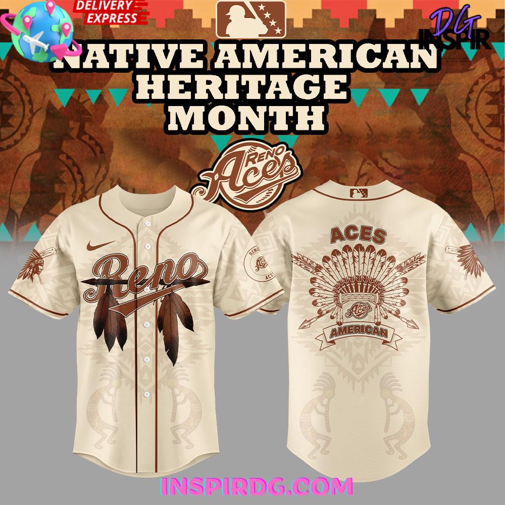 Reno Aces Celebrating Native American Heritage Month 2025 Baseball Jersey