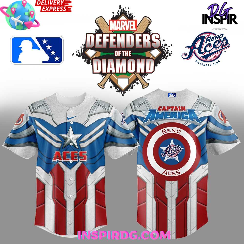 Reno Aces x tain America  Edition Baseball Jersey