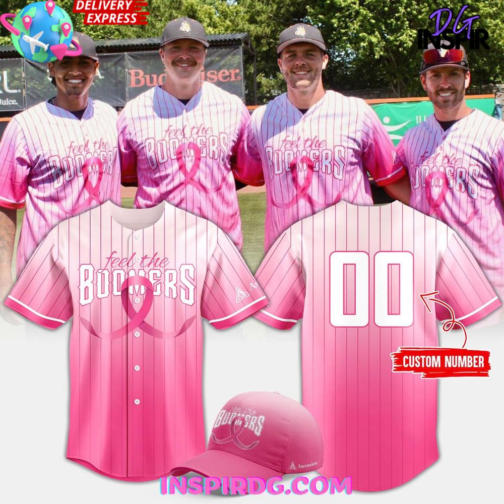 Schaumburg Boomers Breast Cancer Awareness Night 2025 Jersey