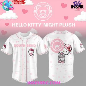 South Bend Cubs Hello Kitty Night 2025 Baseball Jersey