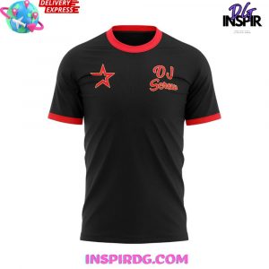 2025 Houston Astros Collab DJ Crew Limited Edition T-Shirt