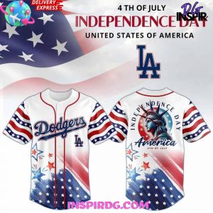 Los Angeles Dodgers Independence 2025 Special Baseball Jersey