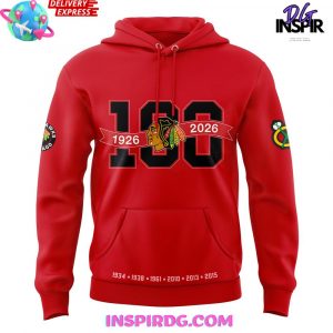 Chicago Blackhawks 100 Years Of Tradition Edition Hoodie