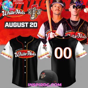 Rochester Red Wings White Hots August 20 Baseball Jersey