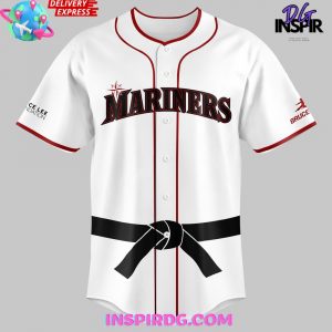 Seattle Mariners Bruce Lee Night Baseball Jersey