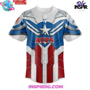 Reno Aces x Captain America Limited Edition Baseball Jersey