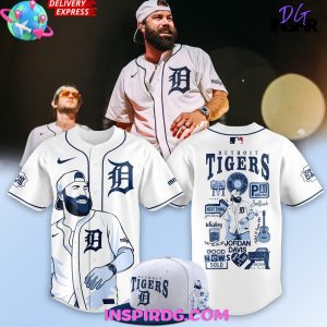 Detroit Tigers x Jordan Davis Music Baseball Jersey