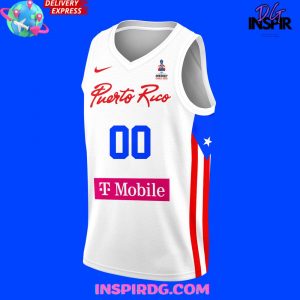 Puerto Rico Women’s Americup Chile 2025 White Basketball Jersey