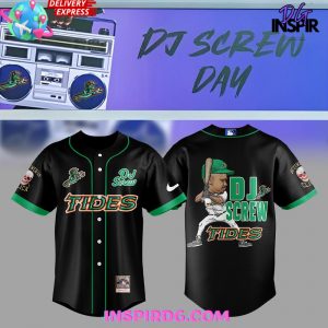 Norfolk Tides DJ Screw Special Baseball Jersey